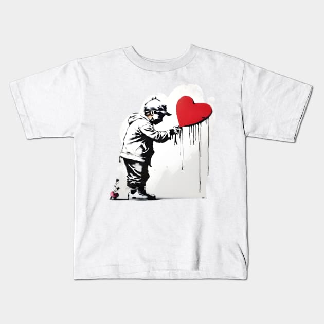 heart for you Kids T-Shirt by Apotis